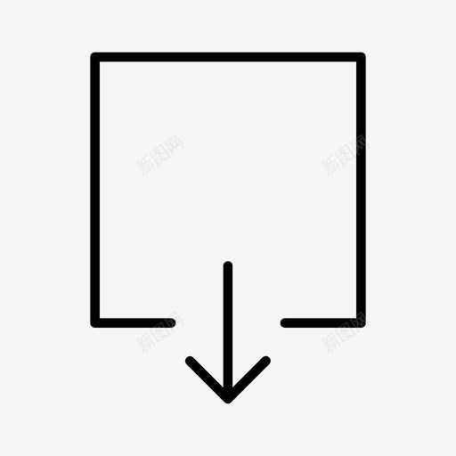 下降保存图标svg_新图网 https://ixintu.com 下载 下降 保存 大纲 工具