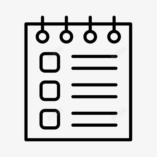 记事本商务主题演讲图标svg_新图网 https://ixintu.com powerpoint 主题演讲 商务 媒体 演示文稿 记事本