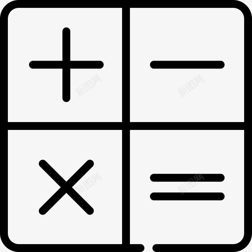 计算器会计商业图标svg_新图网 https://ixintu.com 会计 商业 电子商务 计算器 购物 金融