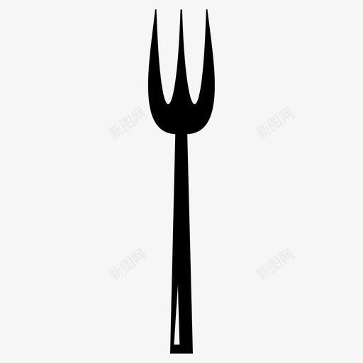 叉子食物厨房图标svg_新图网 https://ixintu.com 厨房 叉子 食物 餐具