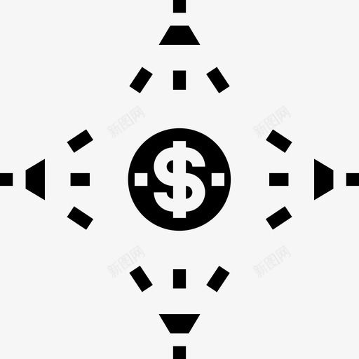 聚光灯理财3稳健图标svg_新图网 https://ixintu.com 理财 稳健 聚光灯