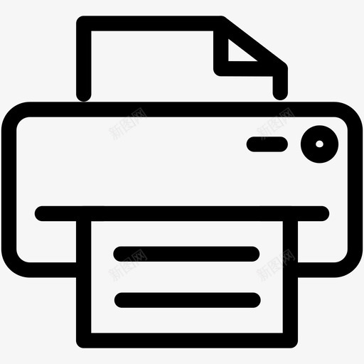 打印机纸张印刷图标svg_新图网 https://ixintu.com 印刷 打印机 纸张 设计