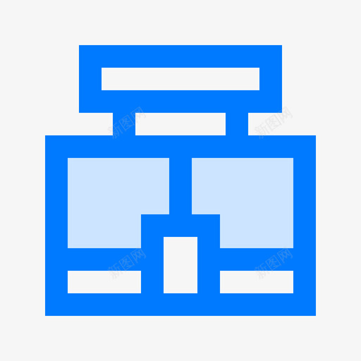 理发店理发店4蓝色图标svg_新图网 https://ixintu.com 理发店 蓝色