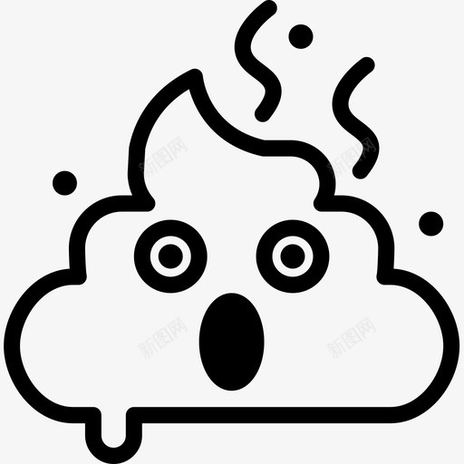大便恶心直截了当图标svg_新图网 https://ixintu.com 大便 恶心 直截了当
