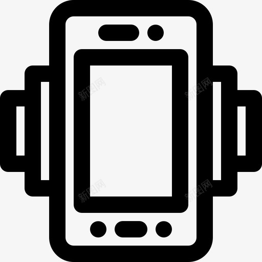 智能手机应用程序技术图标svg_新图网 https://ixintu.com 应用程序 技术 智能手机 自行车 跟踪器