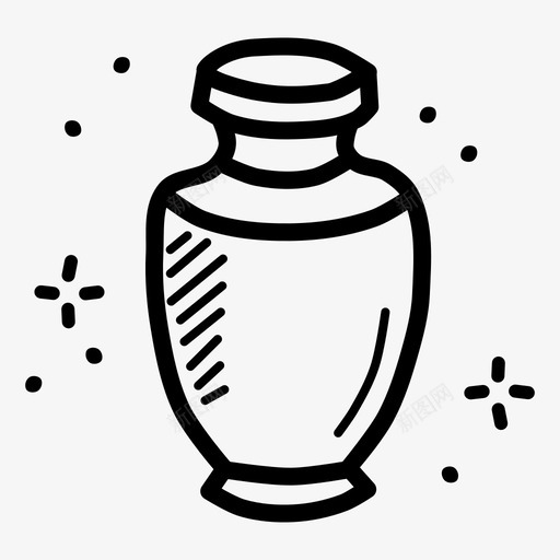 瓮借来的涂鸦图标svg_新图网 https://ixintu.com 借来 涂鸦