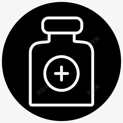 酒精援助防腐剂图标svg_新图网 https://ixintu.com 伤害 医疗 援助 海绵 用具 酒精 防腐剂