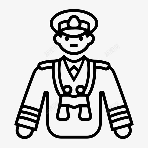 带望远镜的船长指挥官船长图标svg_新图网 https://ixintu.com 带望远镜的船长 指挥官 职业线图标 舰长 舰长logo 船长