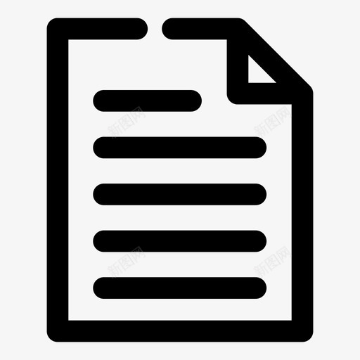 页面文本文档文件图标svg_新图网 https://ixintu.com 文件 文档 用户面板间隙粗体 页面文本