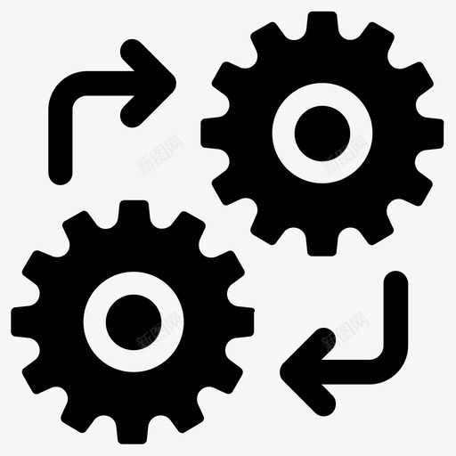 开发配置首选项图标svg_新图网 https://ixintu.com 开发 设置 进程 配置 首选项