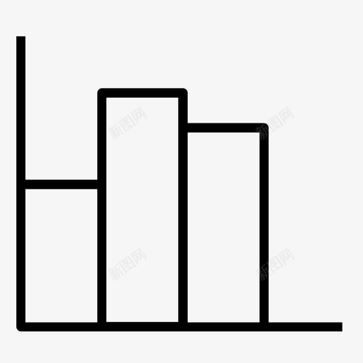 条形图图表业务线图标集1svg_新图网 https://ixintu.com 业务线图标集1 图表 条形图