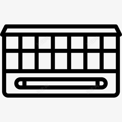 调色板美容化妆品轮廓图标svg_新图网 https://ixintu.com 美容化妆品 调色板 轮廓