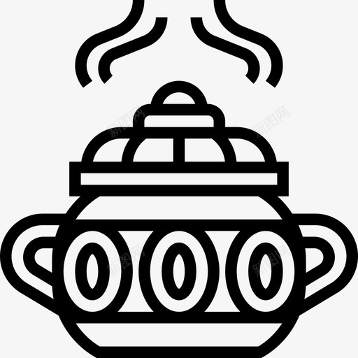 香炉农历新年27直系图标svg_新图网 https://ixintu.com 农历 新年 直系 香炉