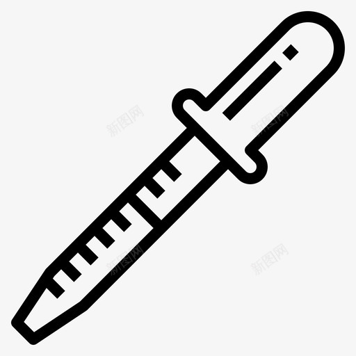 滴管实验室测试图标svg_新图网 https://ixintu.com 大纲 实验室 测试 滴管 科学