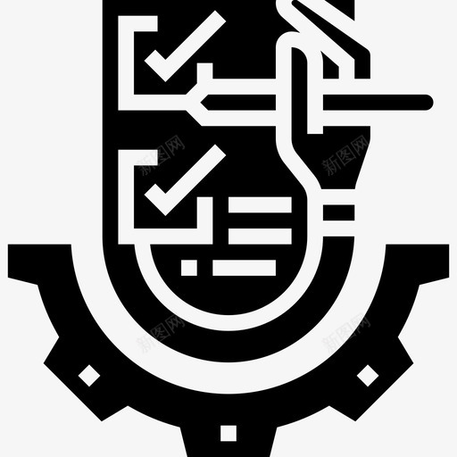测试工作和简历4字形图标svg_新图网 https://ixintu.com 字形 工作 测试 简历