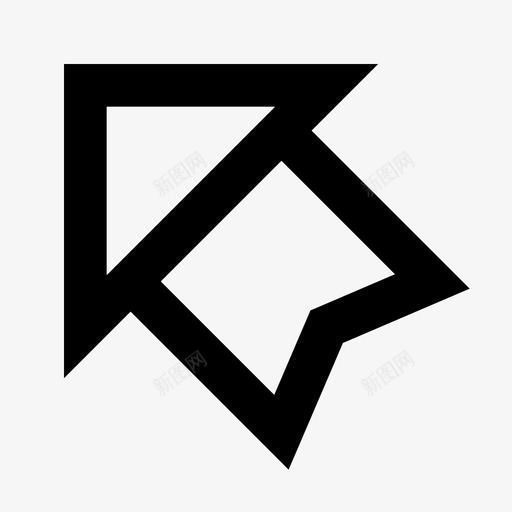 箭头左上角箭头uiux线样式图标svg_新图网 https://ixintu.com 左上角 箭头 箭头uiux线样式