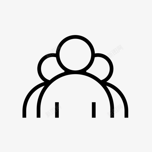 人类的团队合作人团队合作图标svg_新图网 https://ixintu.com 人类 合作 团队