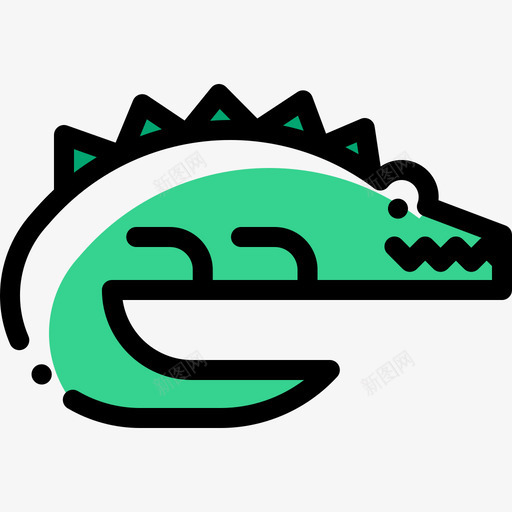 鳄鱼皮面料特征4颜色省略图标svg_新图网 https://ixintu.com 特征 省略 面料 面料图标 颜色 鳄鱼