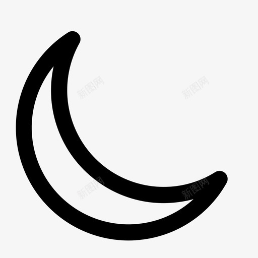 夜间模式月亮照片图标svg_新图网 https://ixintu.com 关闭 夜间 摄影 月亮 模式 照片