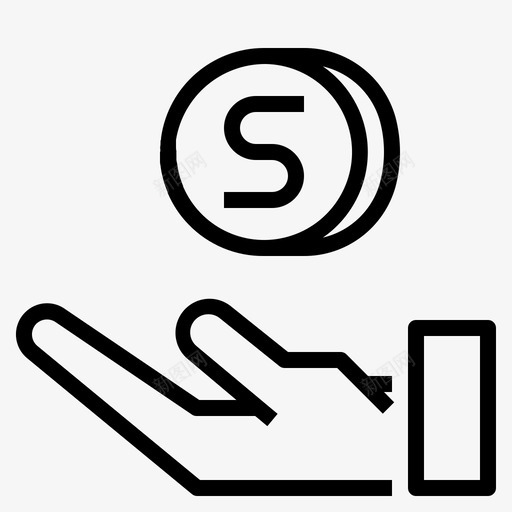 省钱硬币金融图标svg_新图网 https://ixintu.com 大纲 电子商务 省钱 硬币 金融