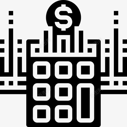 计算器fintechelement2字形图标svg_新图网 https://ixintu.com element fintech 字形 计算器