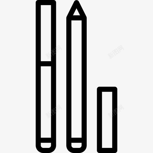 衬垫美容化妆品轮廓图标svg_新图网 https://ixintu.com 美容化妆品 衬垫 轮廓