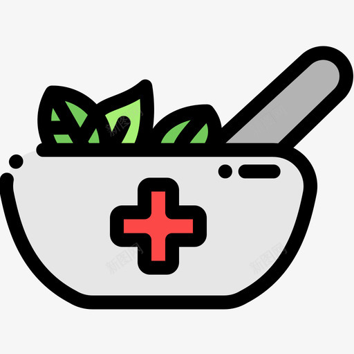 草药药物21线状色素图标svg_新图网 https://ixintu.com 线状 色素 草药 药物