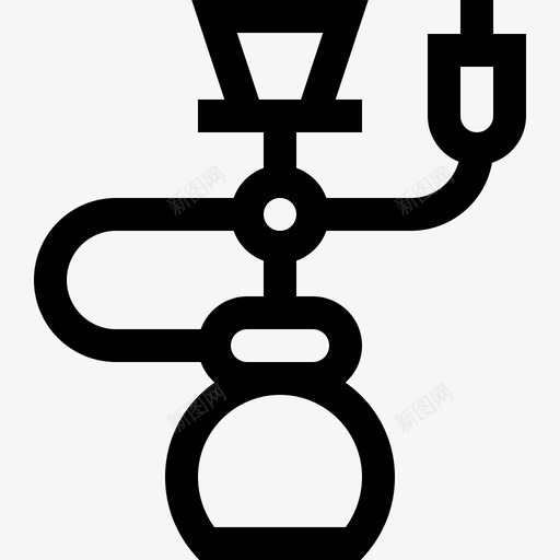 水烟烟草5线状图标svg_新图网 https://ixintu.com 水烟 烟草 线状