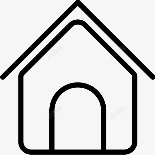 主页webessential2线性图标svg_新图网 https://ixintu.com webessential2 主页 线性