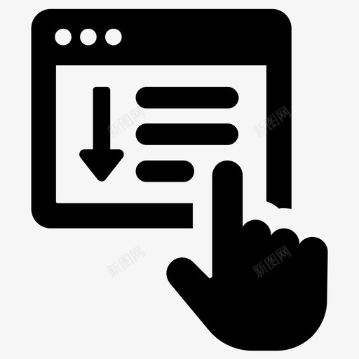 排序筛选列表图标svg_新图网 https://ixintu.com 列表 排序 筛选