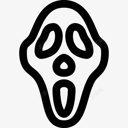 万圣节面具鬼魂恐怖图标svg_新图网 https://ixintu.com 万圣节 亡灵 幽灵 恐怖 面具 鬼魂
