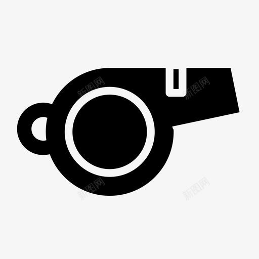 口哨教练健身图标svg_新图网 https://ixintu.com 健康 健身 口哨 教练