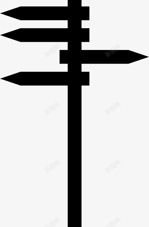 路标交通标志图标svg_新图网 https://ixintu.com 交通标志 路标