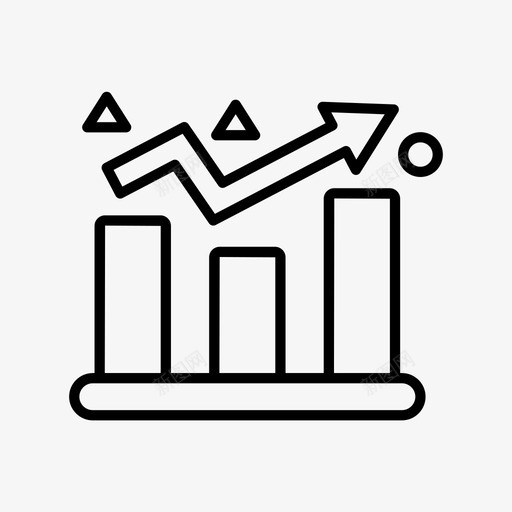 图表成长成功图标svg_新图网 https://ixintu.com 商业 图表 成功 成长
