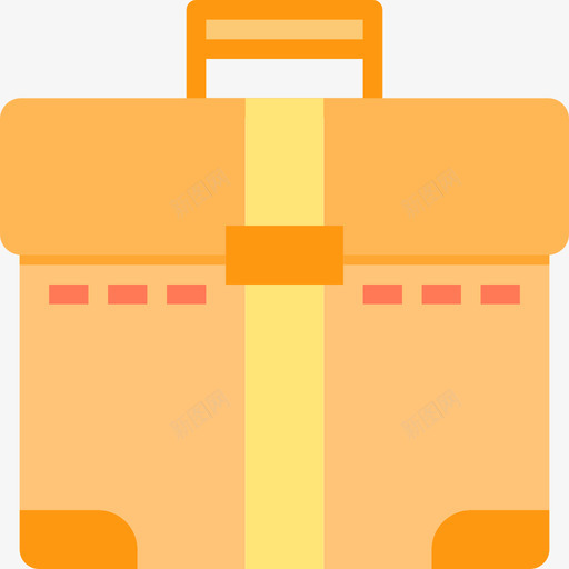 公文包办公工具2扁平图标svg_新图网 https://ixintu.com 公文包 办公 工具 扁平