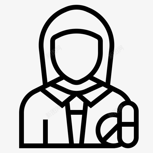 药剂师药店医院图标svg_新图网 https://ixintu.com 医疗 医院 工作和职业 药剂师 药店 药房