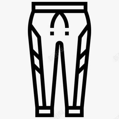 运动紧身裤运动裤运动服图标图标