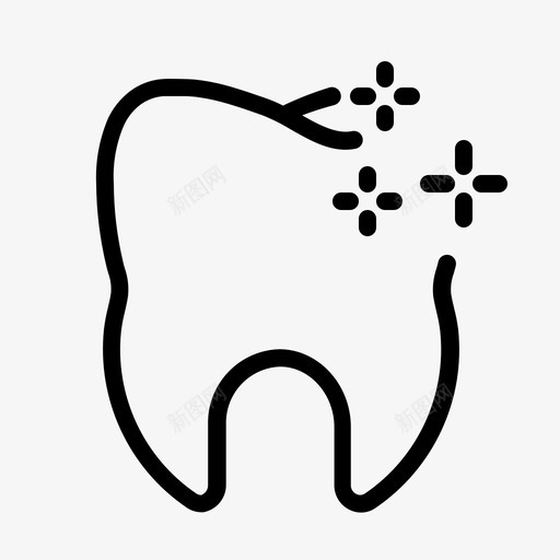清洁牙科卫生图标svg_新图网 https://ixintu.com 卫生 口腔 护理 概述 清洁 牙科 牙齿