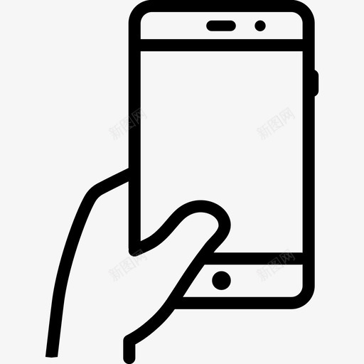 手持智能手机设备移动图标svg_新图网 https://ixintu.com 手持智能手机 手持智能手机和平板电脑的图标集 移动 触摸 设备