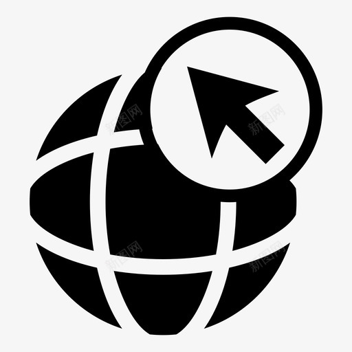全球地球地球网格图标svg_新图网 https://ixintu.com 世界 全球 地球 网格 行星