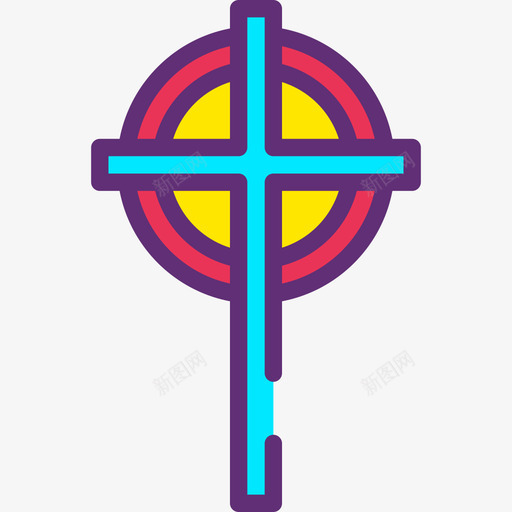 十字架假日35附魔图标svg_新图网 https://ixintu.com 假日35 十字架 附魔