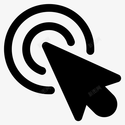 点击光标双击图标svg_新图网 https://ixintu.com 光标 双击 字形 点击 鼠标