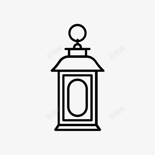 灯笼伊斯兰灯图标svg_新图网 https://ixintu.com 伊斯兰 斋月 灯 灯笼