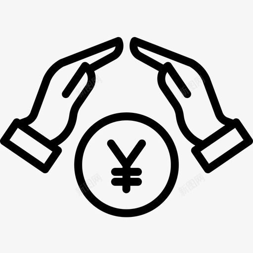 金钱保险28直系图标svg_新图网 https://ixintu.com 保险28 直系 金钱