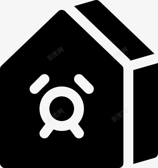 家警报房子图标svg_新图网 https://ixintu.com 住所已满 家 房子 警报 计时器