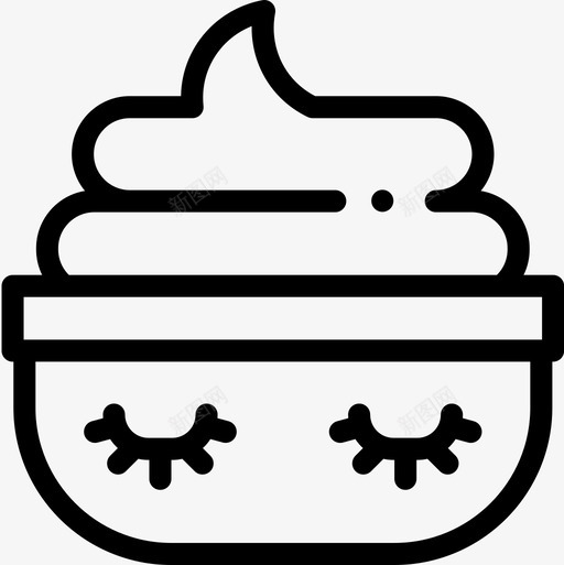 晚霜睡眠时间9直线型图标svg_新图网 https://ixintu.com 时间 晚霜 直线 睡眠 线型