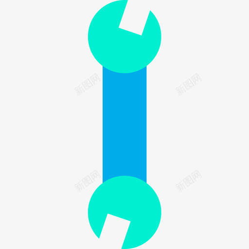 55号工具平头扳手图标svg_新图网 https://ixintu.com 55号 工具 平头 扳手