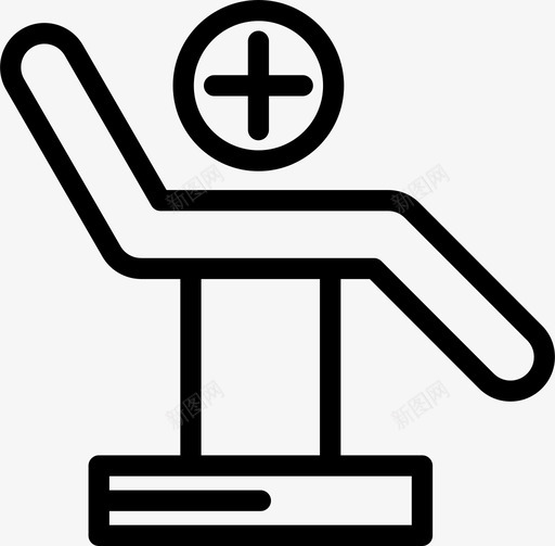 医疗病床医院图标svg_新图网 https://ixintu.com 医疗 医院 测试 病床