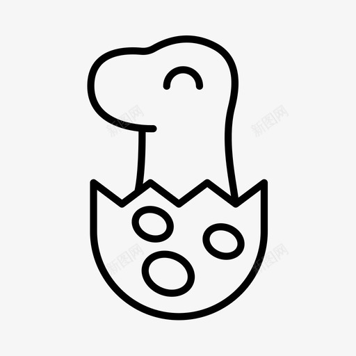 恐龙蛋恐龙侏罗纪图标svg_新图网 https://ixintu.com 三叠 侏罗纪 史前 恐龙 恐龙蛋