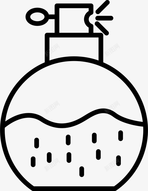 喷雾香水化妆品图标svg_新图网 https://ixintu.com 化妆品 喷雾 香水